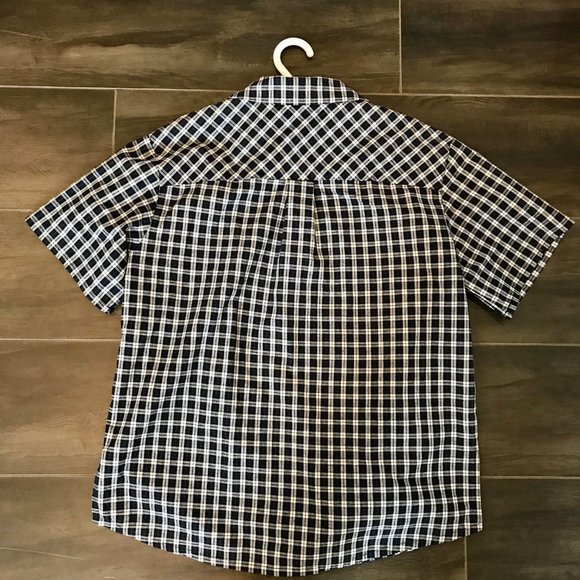 Rola Rola Unbalanced checkered black cute top and skirt set Kpop - Picture 3 of 5